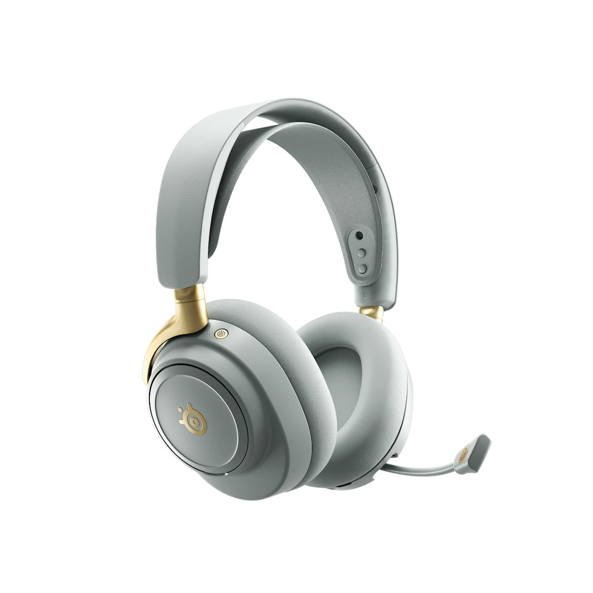 【旗艦級】SteelSeries Arctis Nova Elite 無線遊戲耳機(61663)(Sage & Gold)