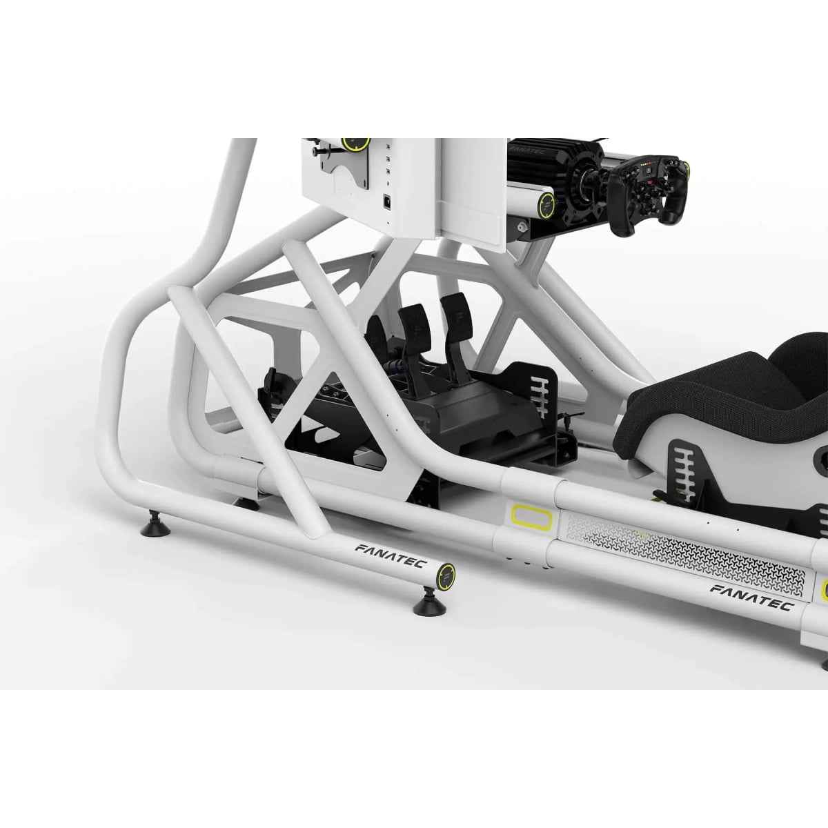Fanatec Clubsport 車架三屏幕延伸支架(白, 最高支援16:9三屏32-55吋顯示器)