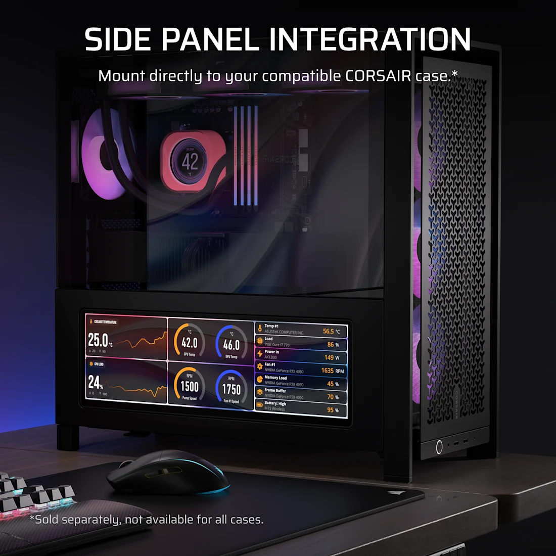 Corsair Xeneon Edge 14.5吋(2560x720) LCD觸控式顯示器(黑色)
