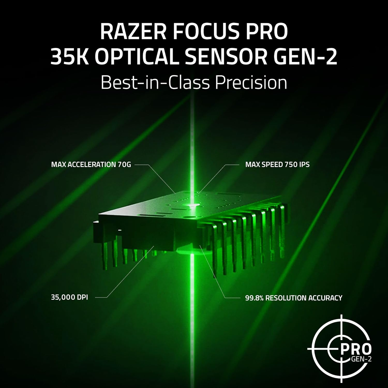 Razer Basilisk V3 Pro 35K 無線遊戲滑鼠(Phantom White Edition)
