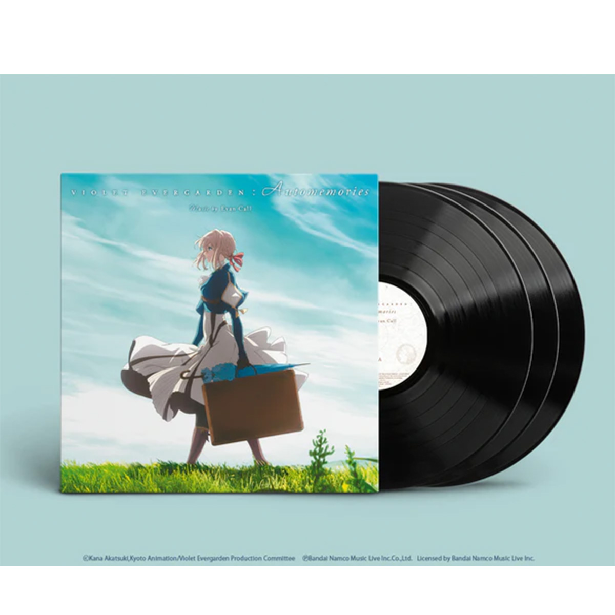 《紫羅蘭永恆花園 豪華盒裝》Violet Evergarden: Automemories Original Soundtrack Vinyl Deluxe Edition 黑膠唱片(豪華盒裝-三片-黑色)