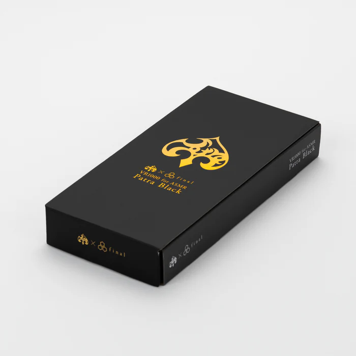 【香港行貨】Final Audio VR1000 for ASMR 有線入耳式耳機(周防 Patra Black)
