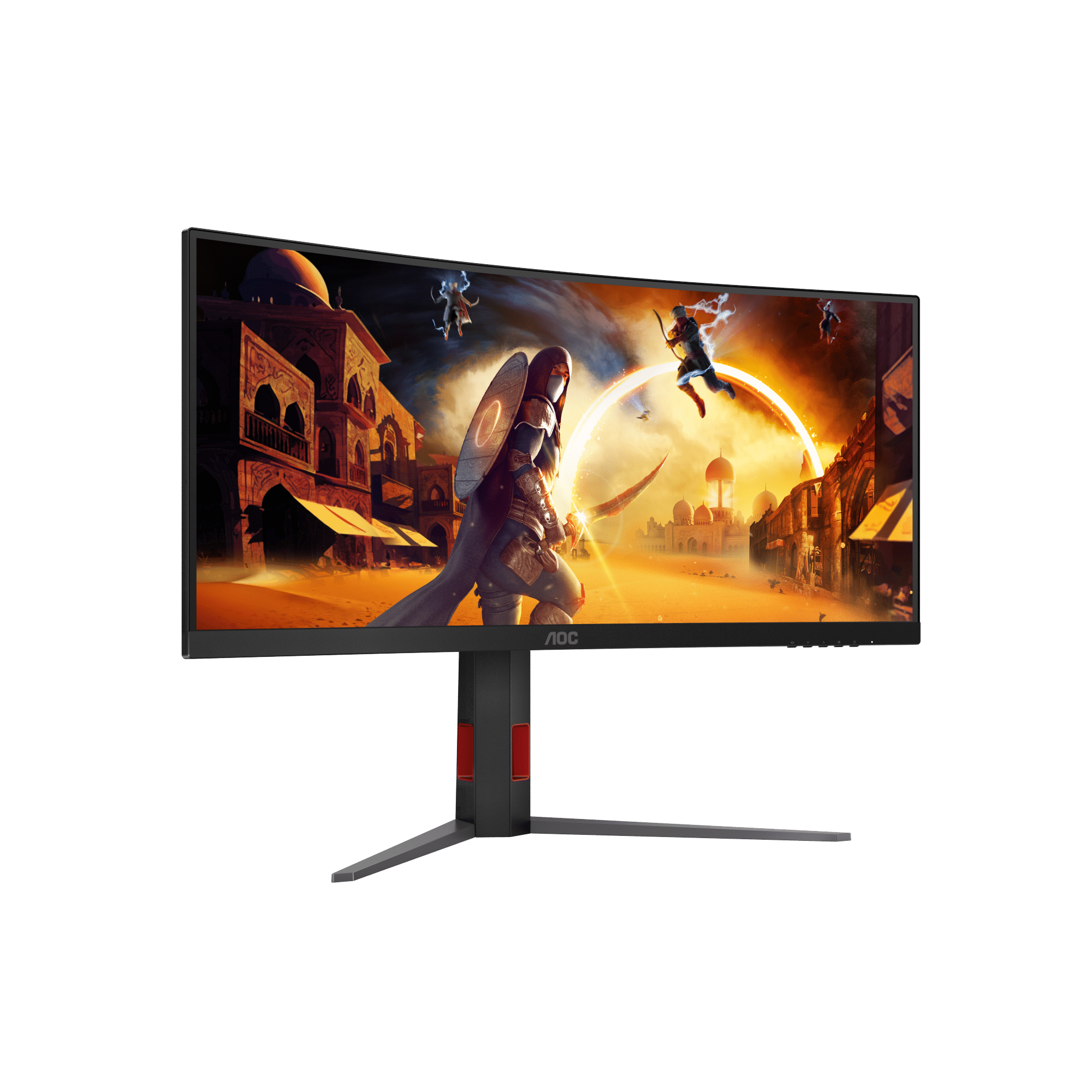AOC CU34G4 34吋 2K WQHD 180Hz Fast VA 1500R 曲面電競顯示器