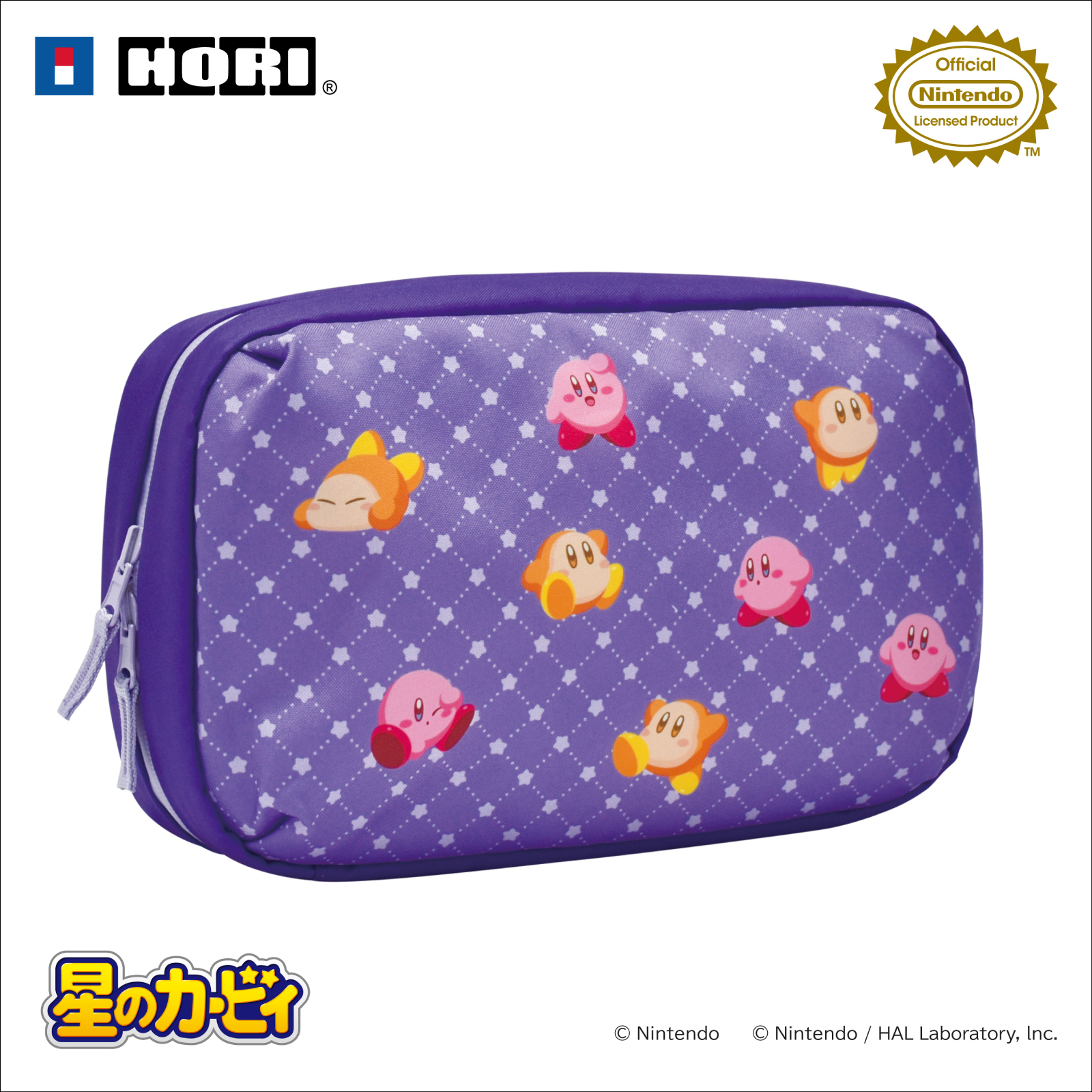 HORI X 星之卡比 雙面大容量旅行包