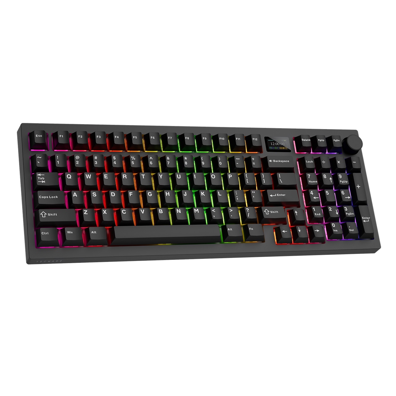 Tecware Spectre 96 RGB 三模 無線機械式遊戲鍵盤(黑色-青軸)