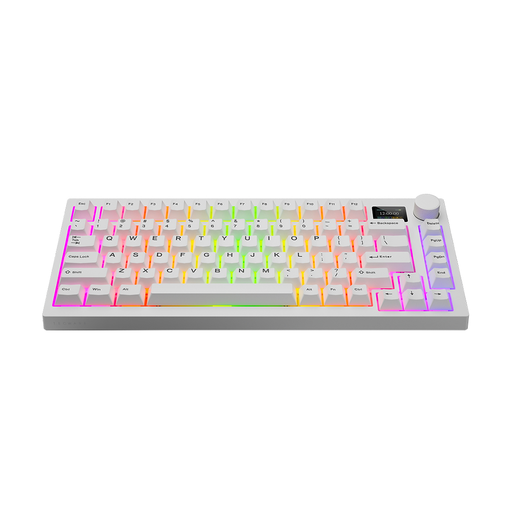Tecware Spectre 75 RGB 三模 無線機械式遊戲鍵盤(白色-青軸)