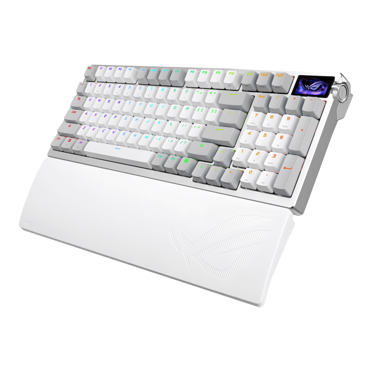 ASUS ROG AZOTH 96 HE 8KHz 磁軸無線遊戲鍵盤(白色)