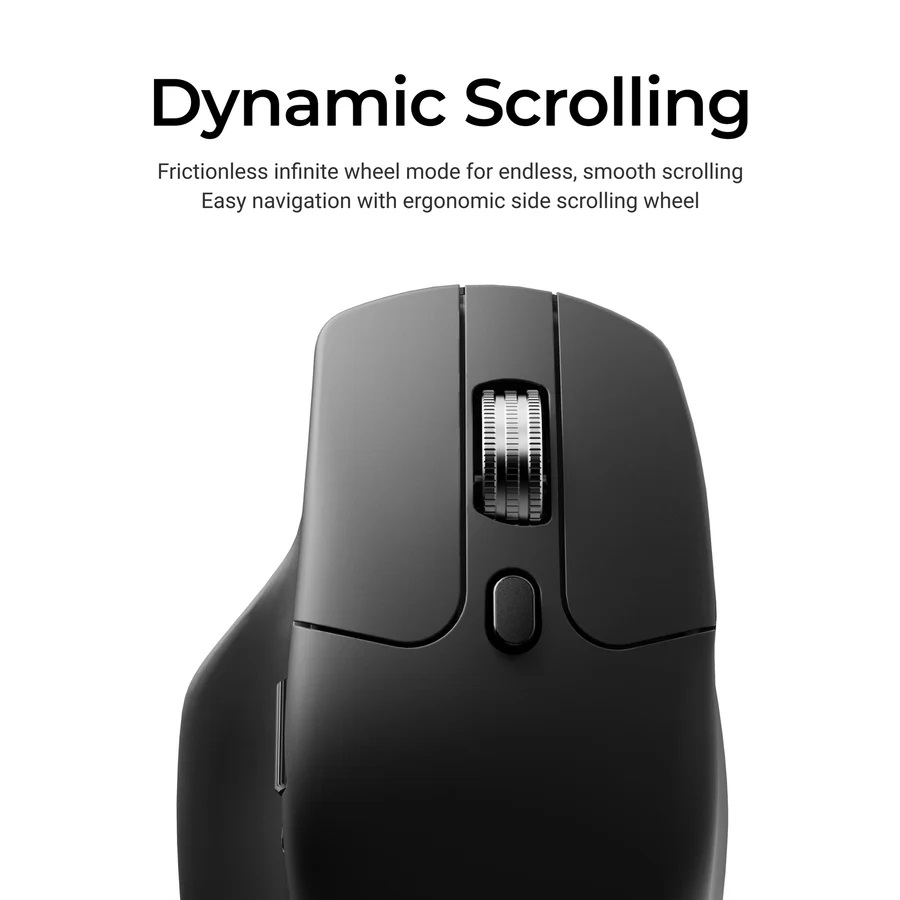 Keychron M6 Lite (M6S-B72) 無線靜音滑鼠(白色-PixArt 3311(1000Hz)-全靜音微動)