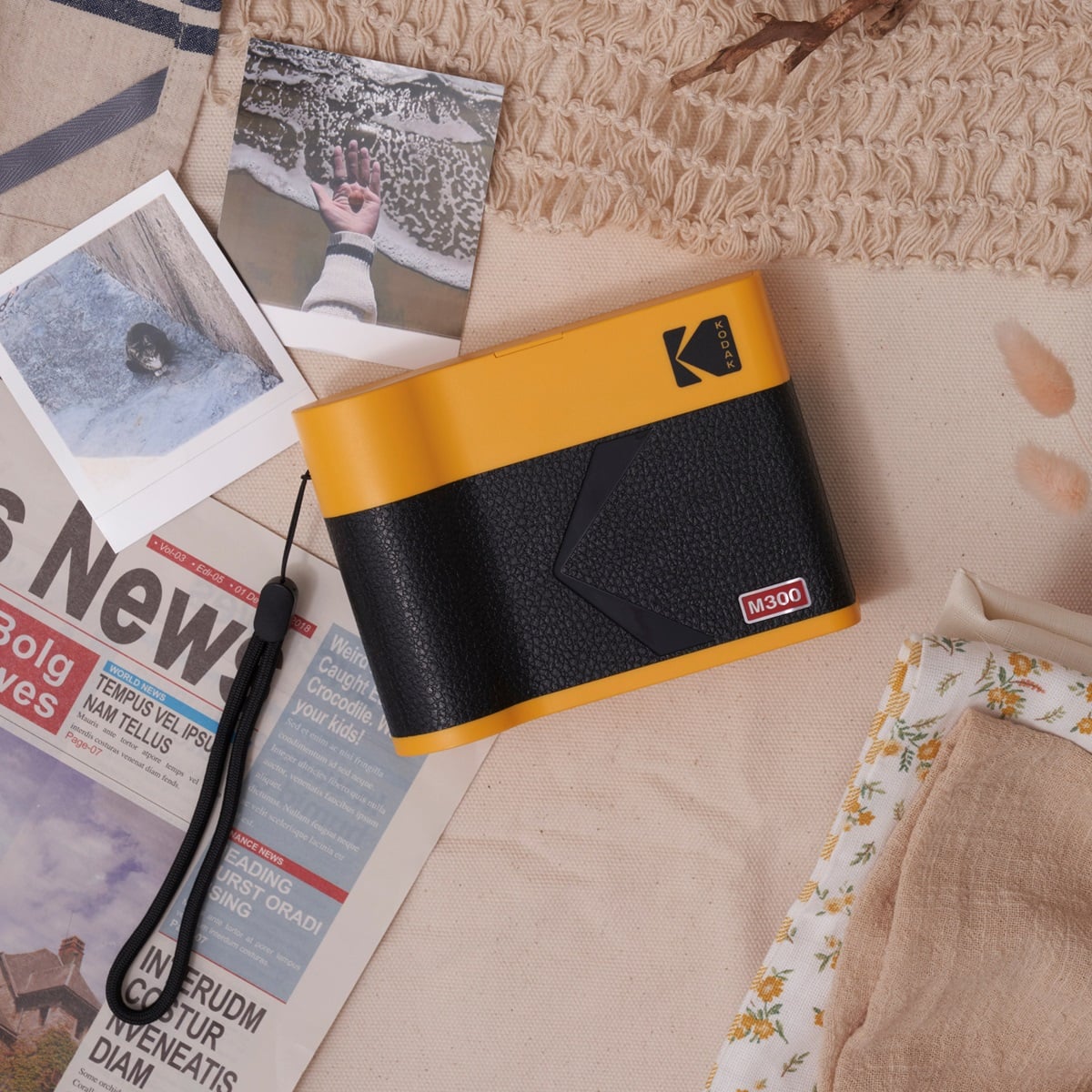 Kodak 柯達 Mini 3 Era M300 相片打印機(3x3吋)(黃色)