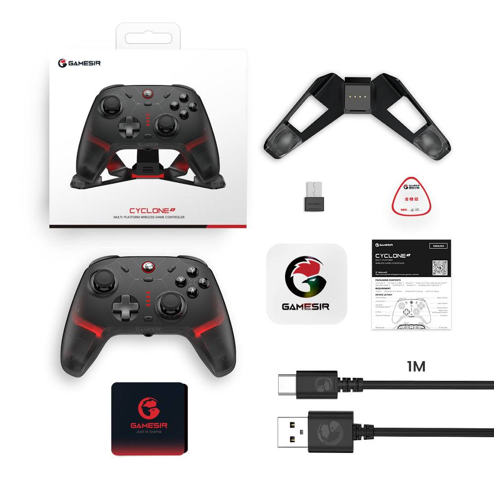 Gamesir Cyclone 2 藍牙及2.4G無線遊戲控制器(連充電底座-黑色)