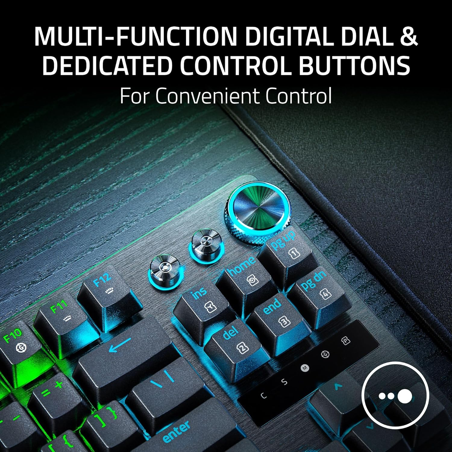 Razer Huntsman V3 Pro Tenkeyless 8KHz 無數字鍵類比式光學電競鍵盤(黑色)
