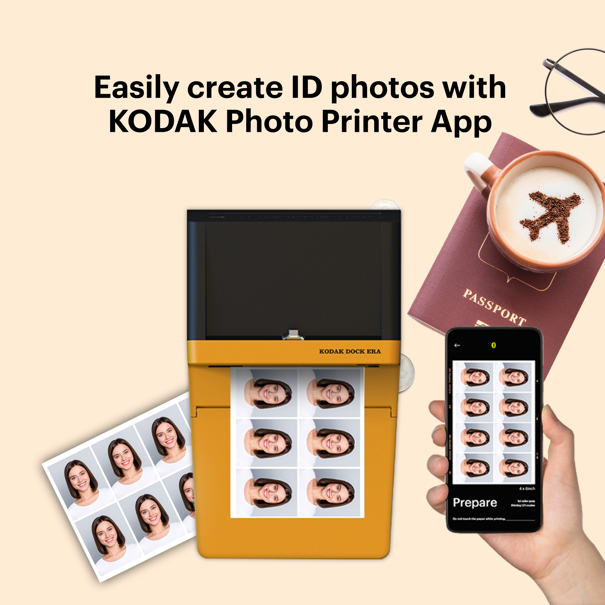 Kodak 柯達 Dock Era Photo Printer D600 相片打印機(黃色)