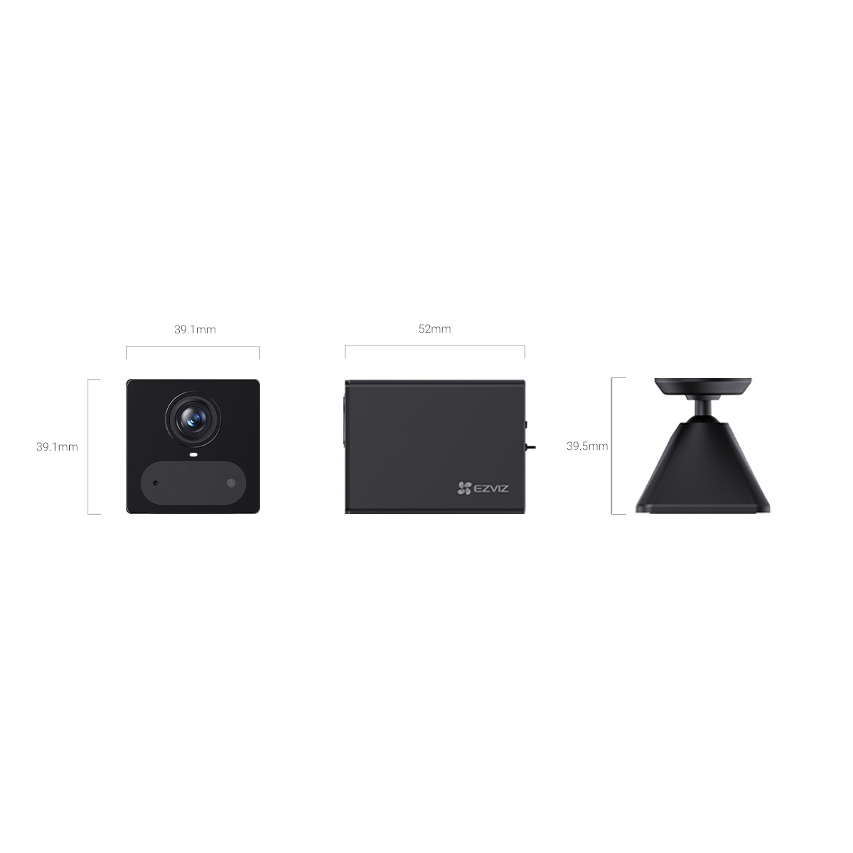 EZVIZ CB2 4G LTE 2K智能全無線家居電池攝錄機(黑色)