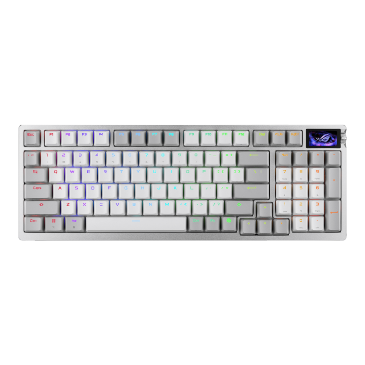ASUS ROG AZOTH 96 HE 8KHz 磁軸無線遊戲鍵盤(白色)