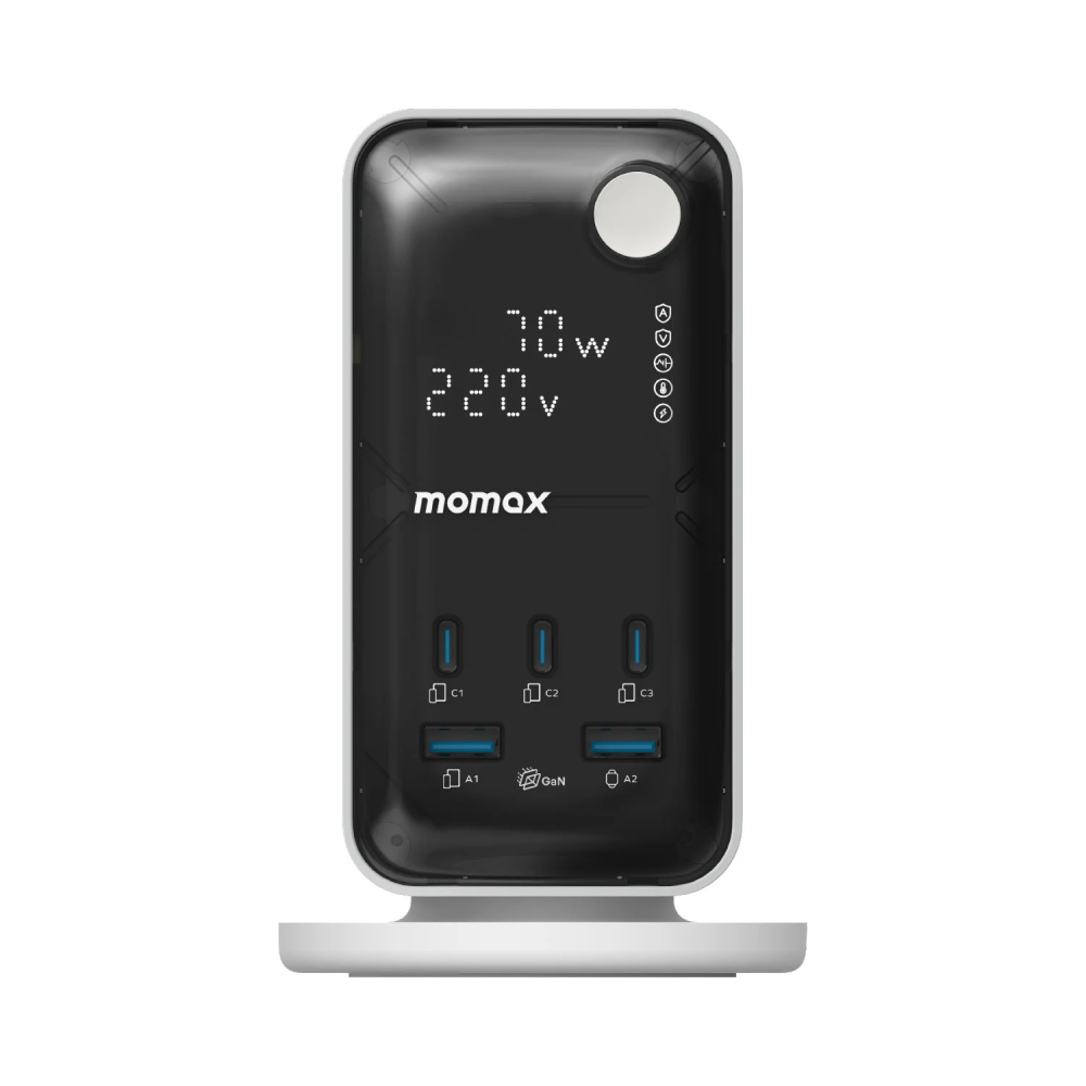 MOMAX 1-Charge Work Flow 70W 2A3C 6位拖板(US25)