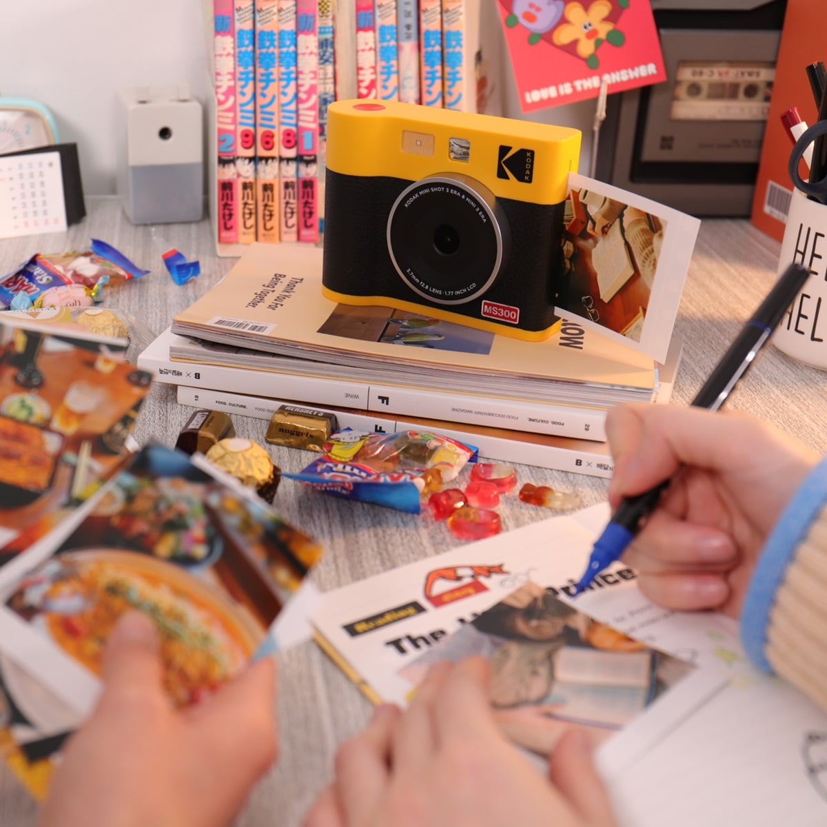 Kodak 柯達 Mini Shot 3 Era MS300 即影即有相機+相片打印機(3x3吋)(黑色)