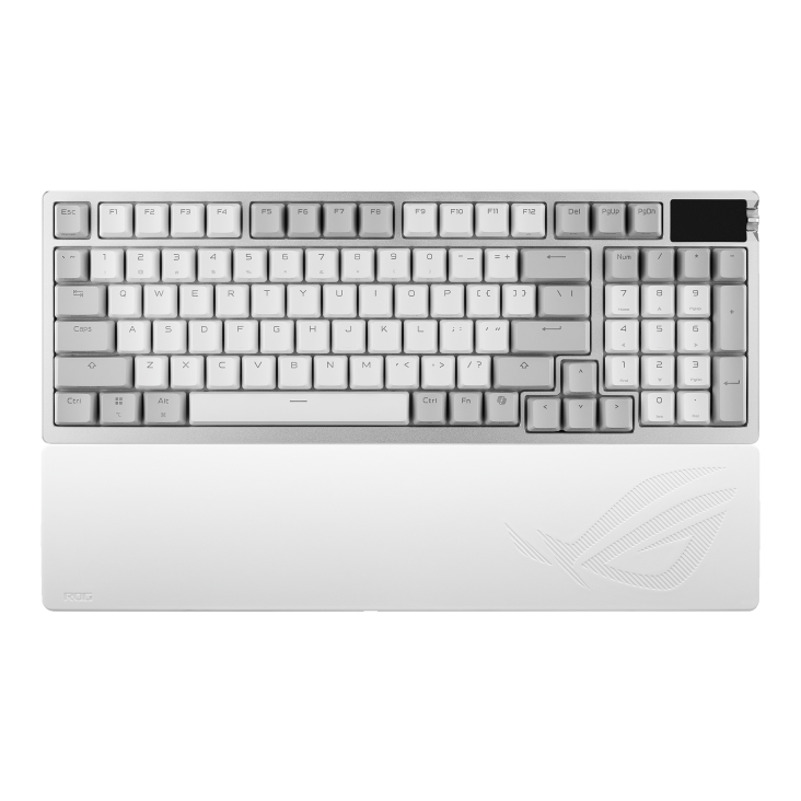 ASUS ROG AZOTH 96 HE 8KHz 磁軸無線遊戲鍵盤(白色)