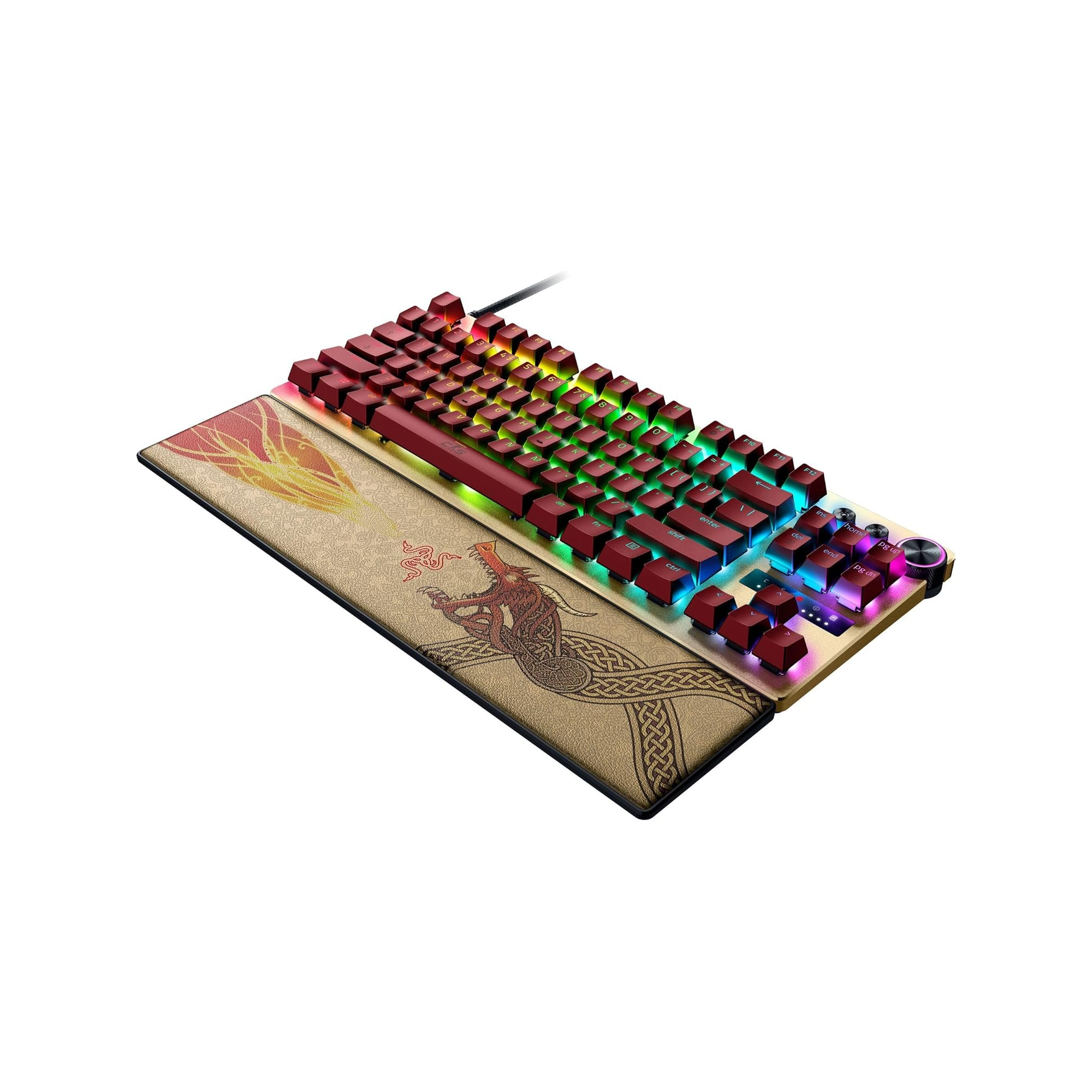 Razer X Counter-Strike 2 Huntsman V3 Pro Tenkeyless 無數字鍵類比式光學電競鍵盤(CS2 Dragon Lore Edition)