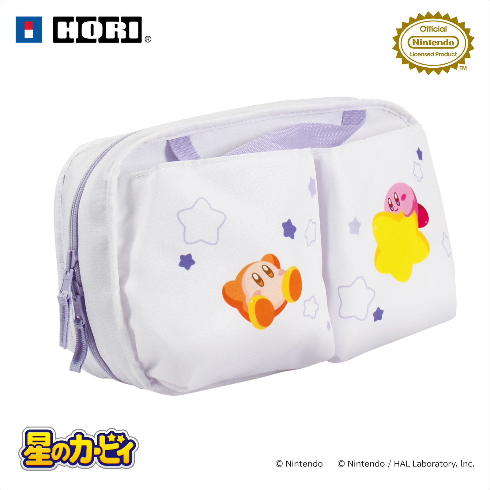 HORI X 星之卡比 雙面大容量旅行包