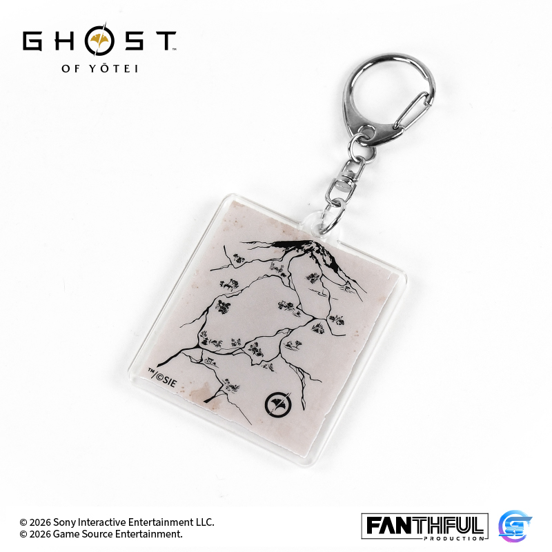 Fanthful《羊蹄山戰鬼》Ghost of Yōtei 光柵壓克力鑰匙圈