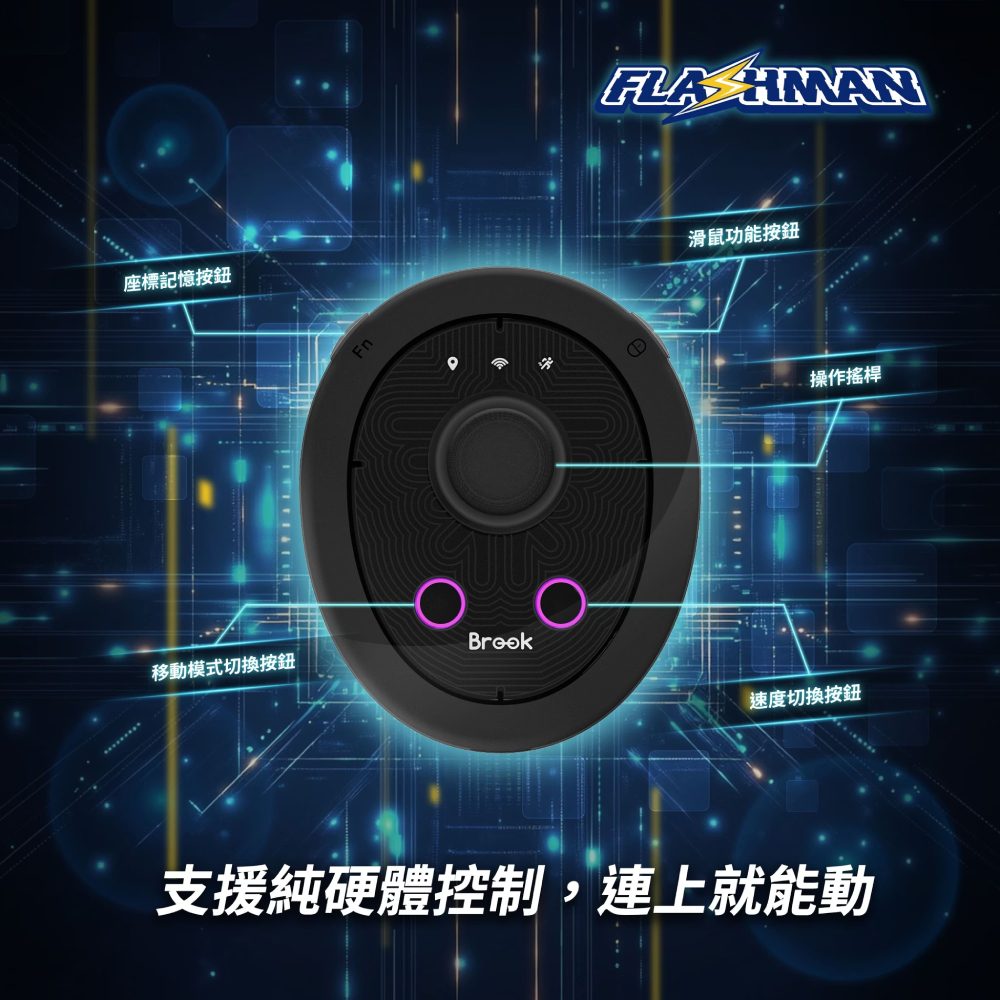 Brook Flashman AR 遊戲輔助神器 GPS位移裝置 多功能輔助神器 虛擬定位飛人 iOS專用