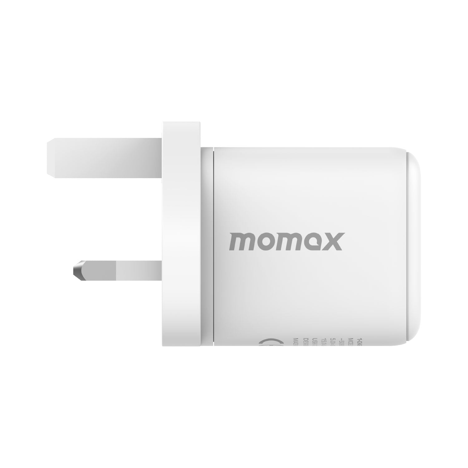 MOMAX 1-Charge 2-Port 45W GaN 雙輸出充電器(UM81)(白色)
