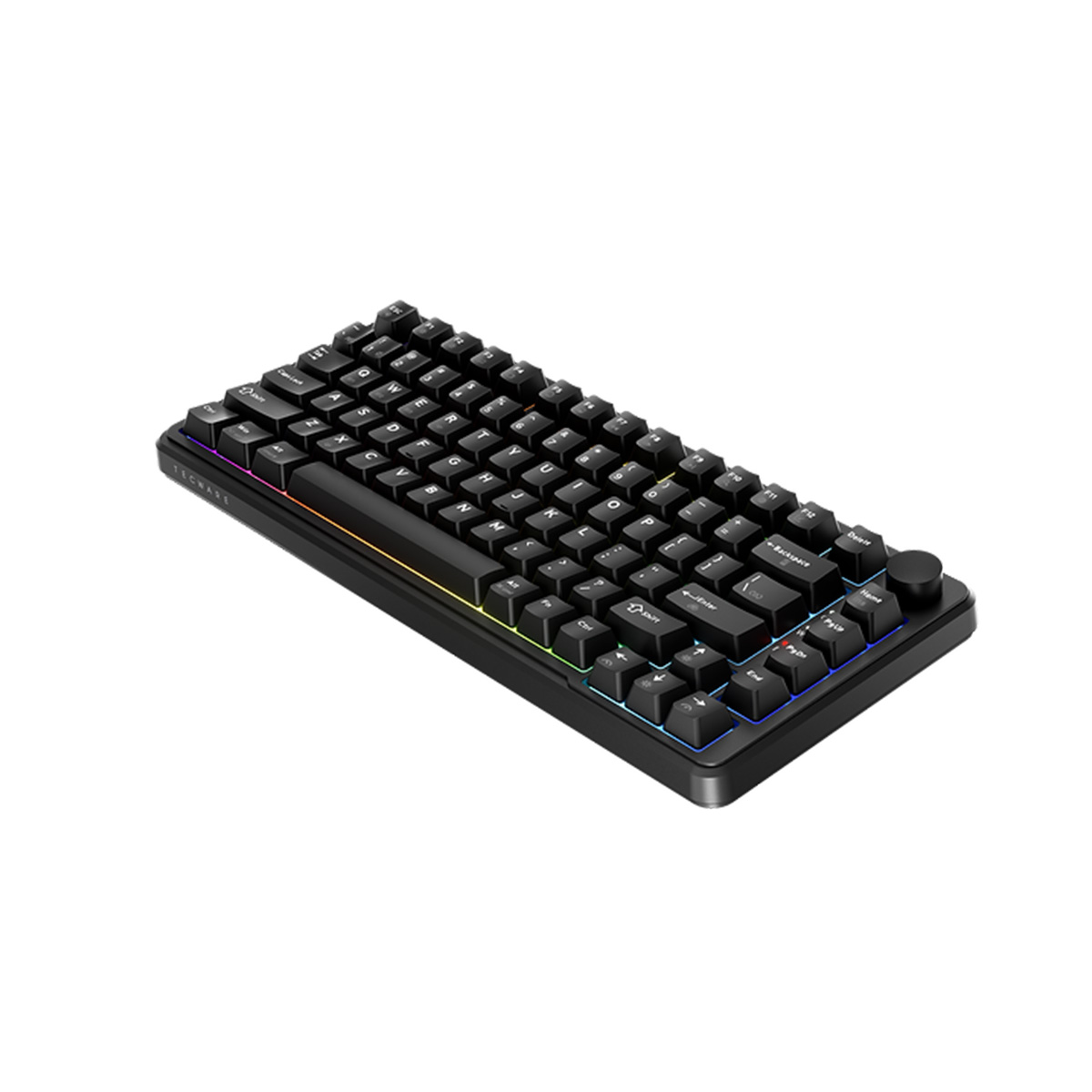 Tecware Ghost 75 RGB 有線機械鍵盤(預潤線性軸-黑色)