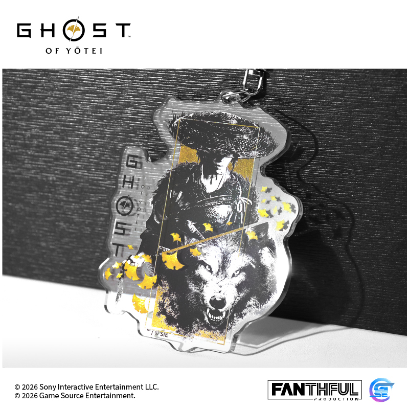 Fanthful《羊蹄山戰鬼》Ghost of Yōtei 壓克力鑰匙扣