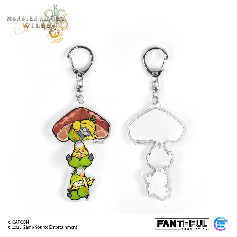 Fanthful《魔物獵人 荒野》Monster Hunter Wilds 壓克力鑰匙圈(艾露貓)