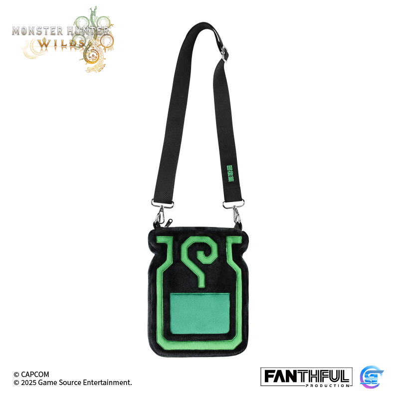 Fanthful《魔物獵人 荒野》Monster Hunter Wilds 毛絨包(回復藥)