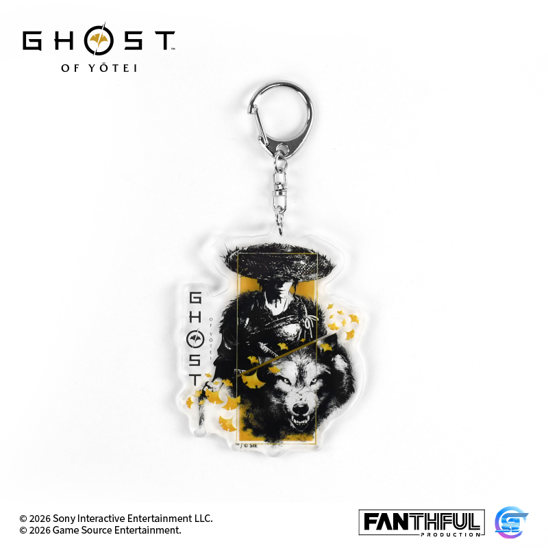 Fanthful《羊蹄山戰鬼》Ghost of Yōtei 壓克力鑰匙扣