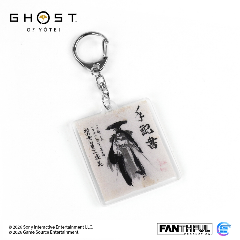 Fanthful《羊蹄山戰鬼》Ghost of Yōtei 光柵壓克力鑰匙圈