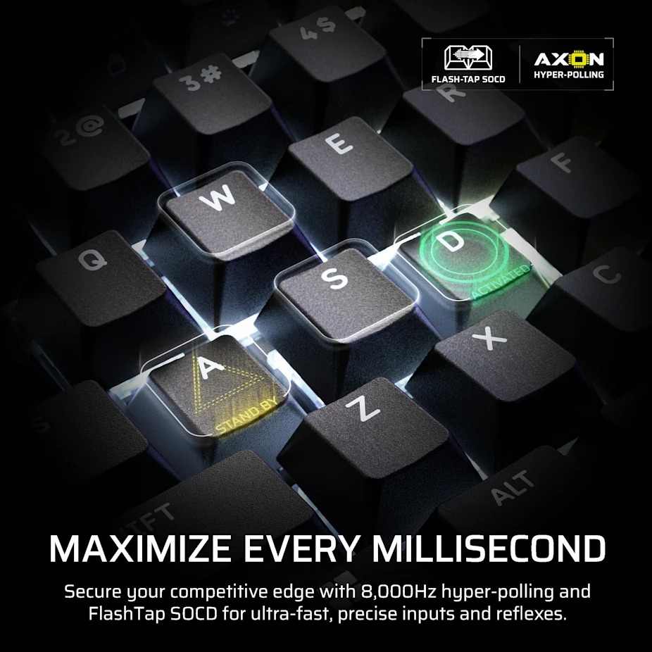 Corsair GALLEON 100 SD 8000Hz 内建Stream Deck 有線遊戲鍵盤(黑色)