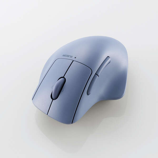 ELECOM SHELLPHA 五鍵 三模無線滑鼠(藍色-M Size)