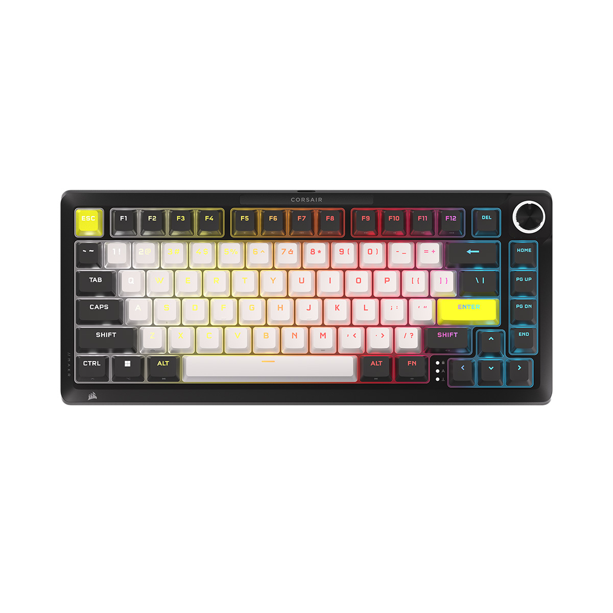 Corsair MAKR PRO 75 客製化磁軸鍵盤(黑色-MGX Hyperdrive)