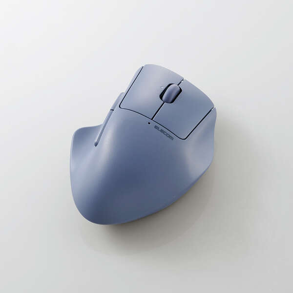 ELECOM SHELLPHA 五鍵 三模無線滑鼠(藍色-M Size)