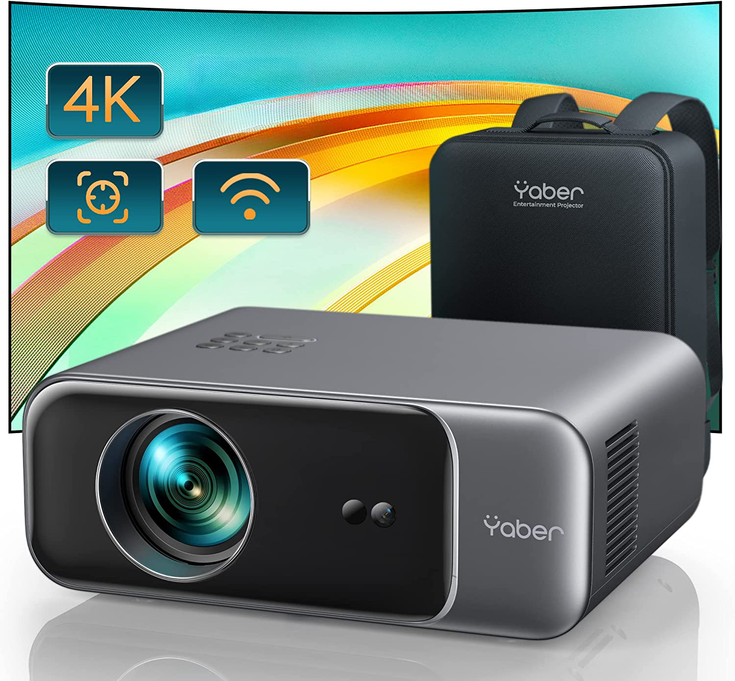 Yaber Pro V9 TV Video Projector 無線投影機