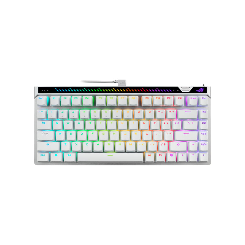ASUS ROG Falchion Ace 75 HE 有線磁軸遊戲鍵盤(白色-V2磁軸)