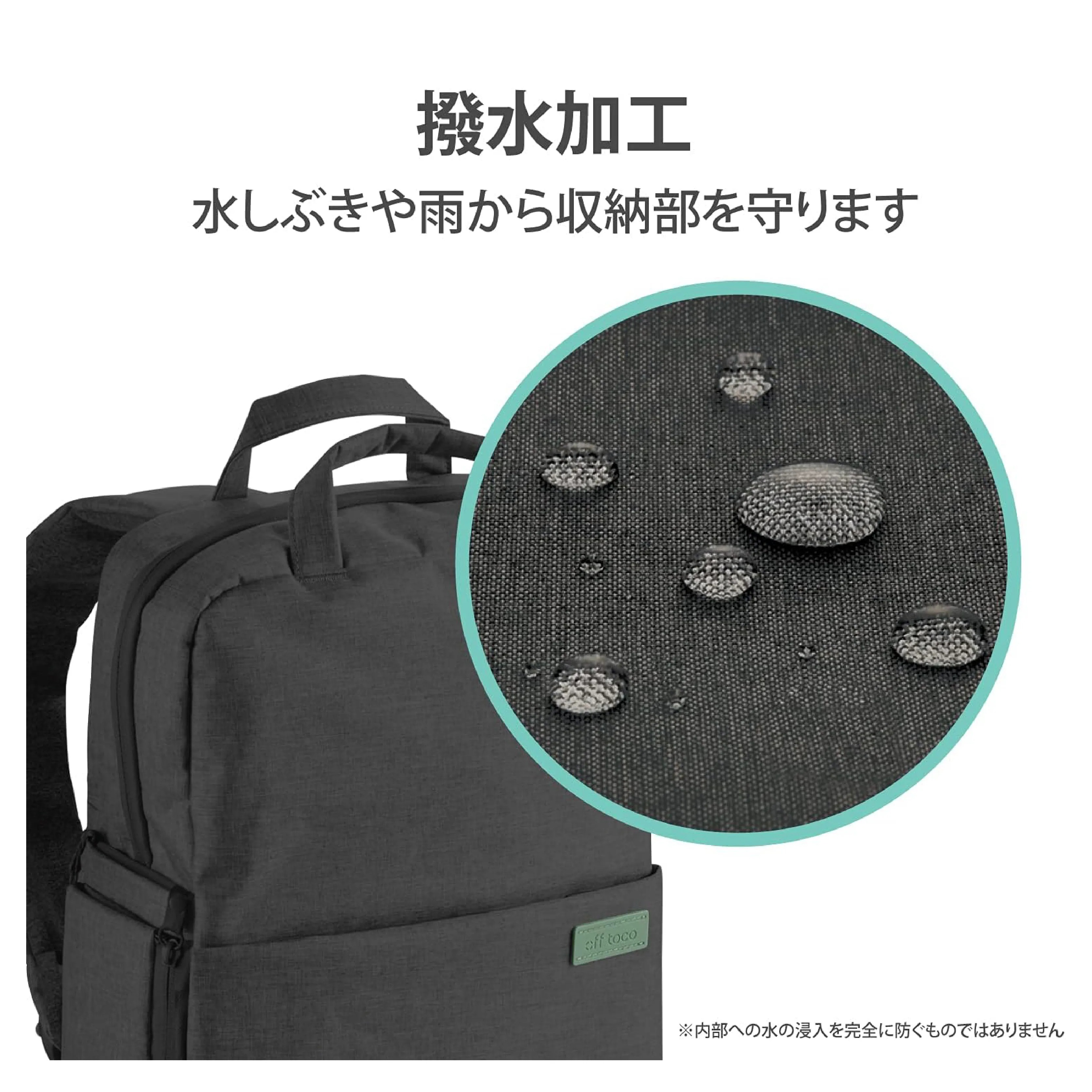ELECOM off toco 休閒風輕便相機背包(灰色)