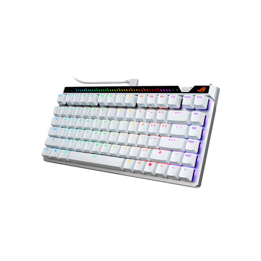 ASUS ROG Falchion Ace 75 HE 有線磁軸遊戲鍵盤(白色-V2磁軸)