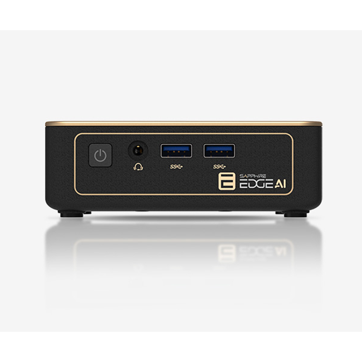 SAPPHIRE EDGE AI 370 (Ryzen AI HX 9 370+無記憶體+無存儲界面) 迷你準系統電腦(Ryzen AI HX 9 370)