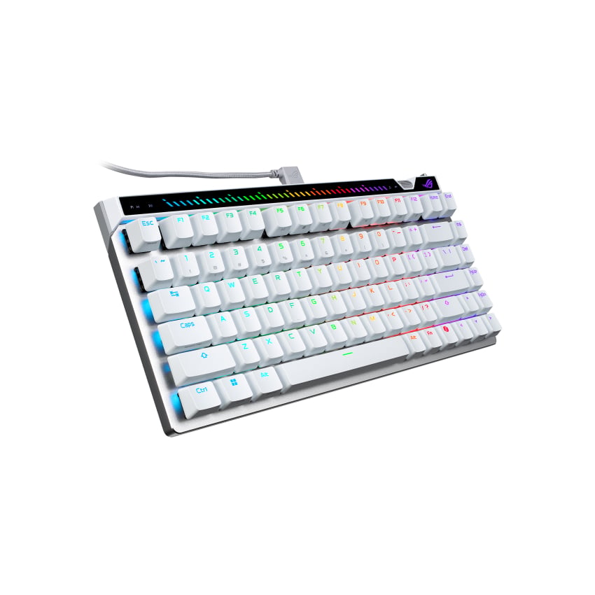ASUS ROG Falchion Ace 75 HE 有線磁軸遊戲鍵盤(白色-V2磁軸)