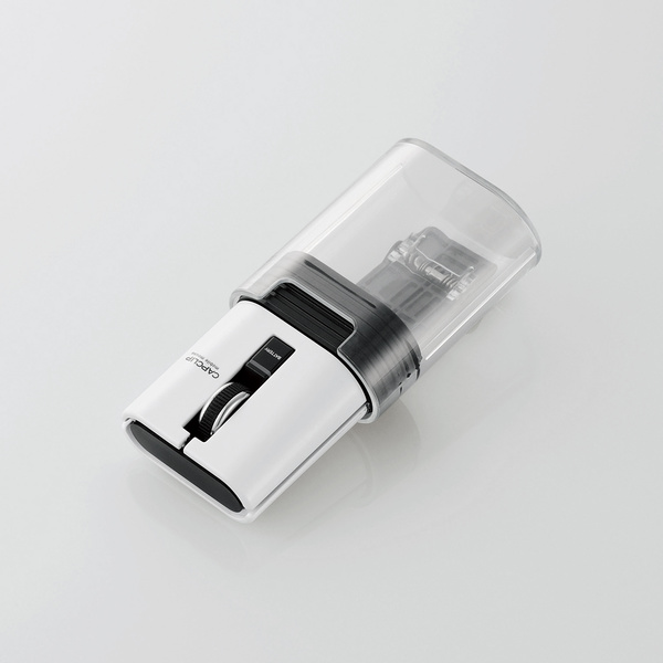 ELECOM CAPCLIP 紅外線藍牙無線滑鼠(白色)