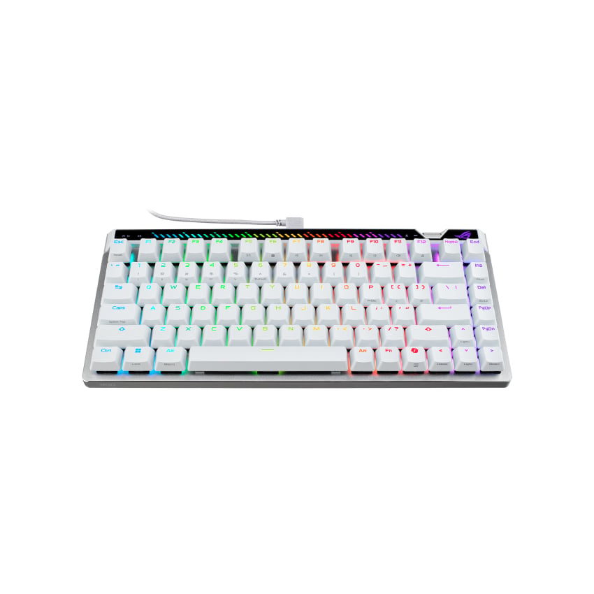 ASUS ROG Falchion Ace 75 HE 有線磁軸遊戲鍵盤(白色-V2磁軸)