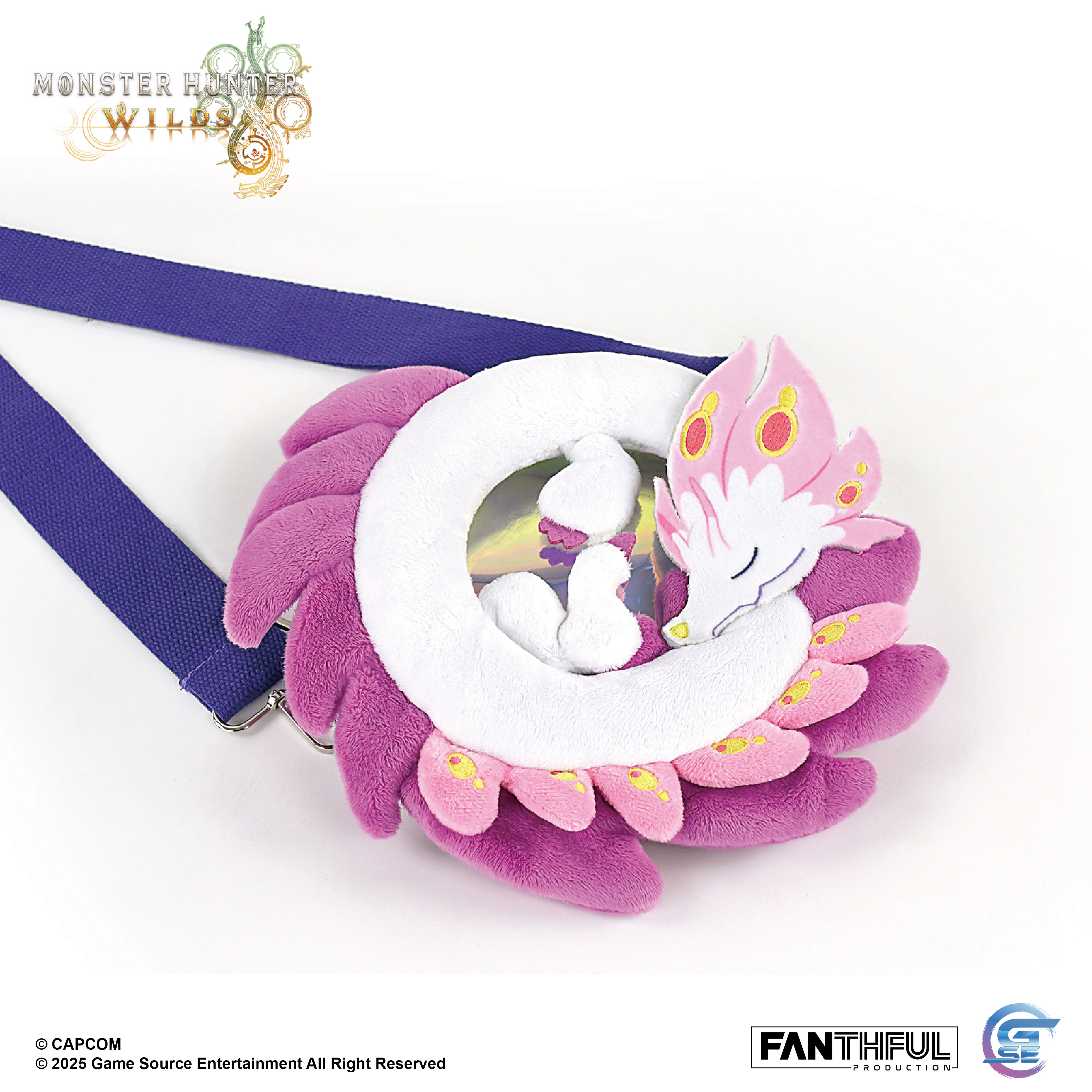 Fanthful《魔物獵人 荒野》Monster Hunter Wilds 毛絨包包(泡狐龍)