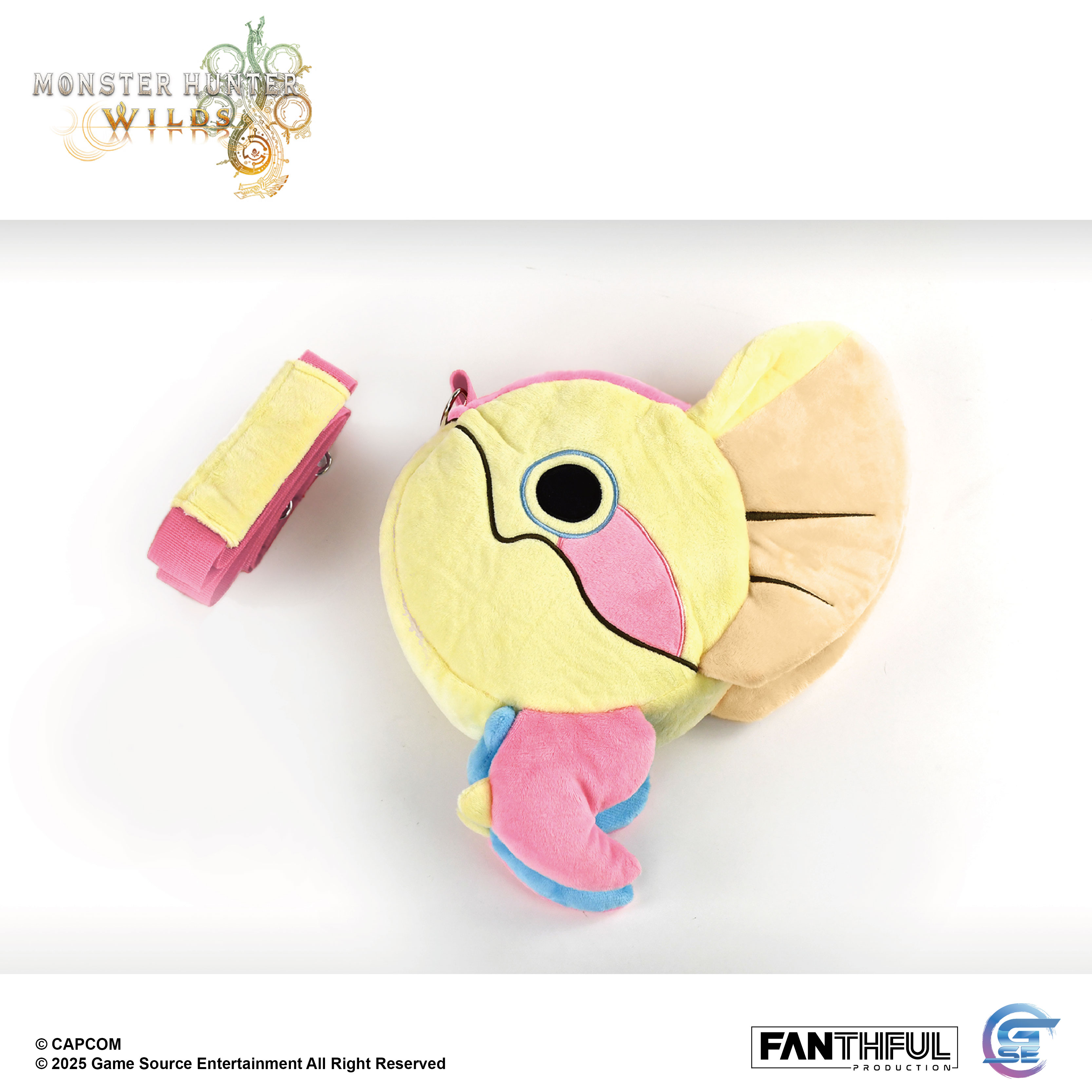 Fanthful《魔物獵人 荒野》Monster Hunter Wilds 毛絨包包(大怪鳥)