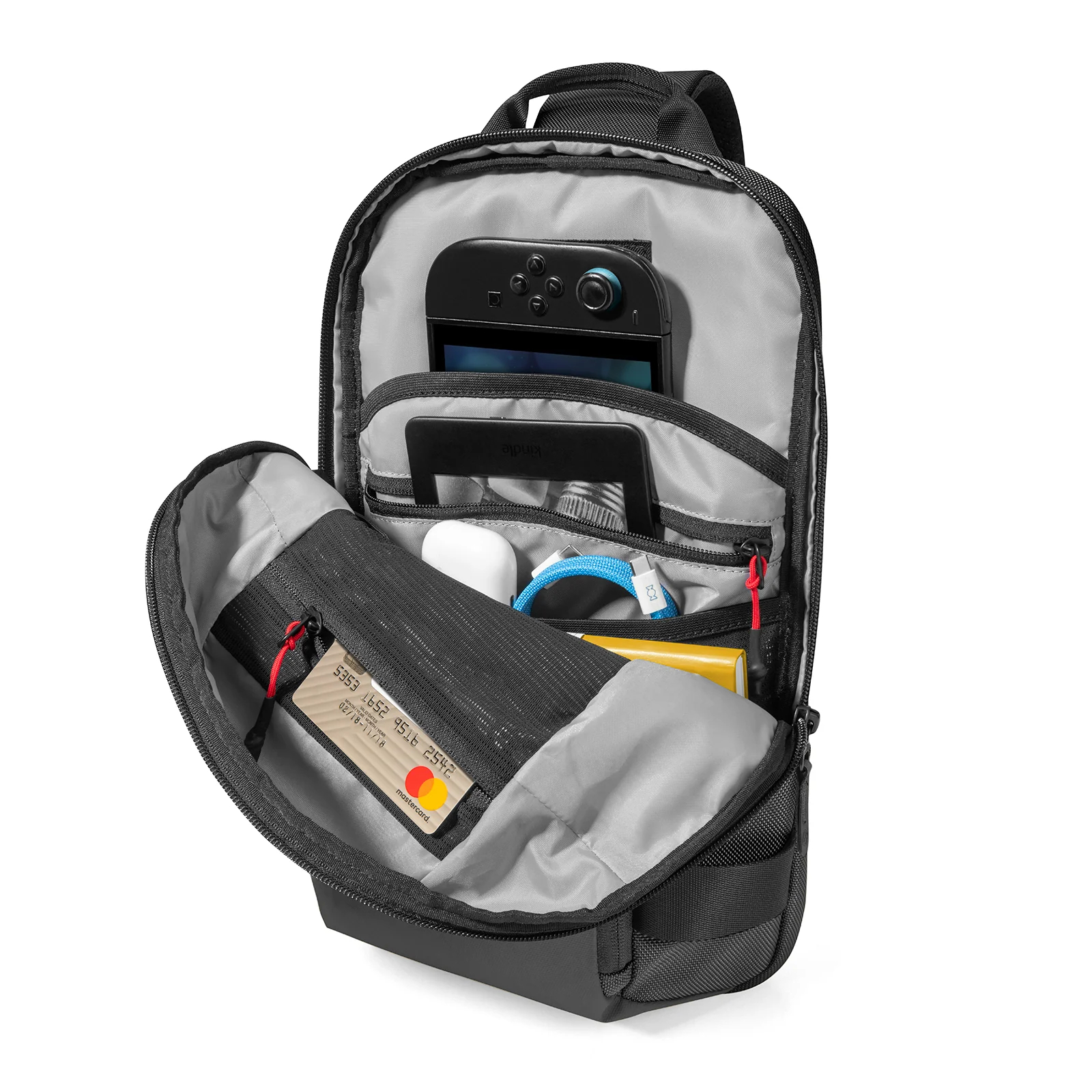 tomtoc Navigator-T24 城市探索斜孭袋(適用於11吋iPad Pro)(T24S1D1)(Black)