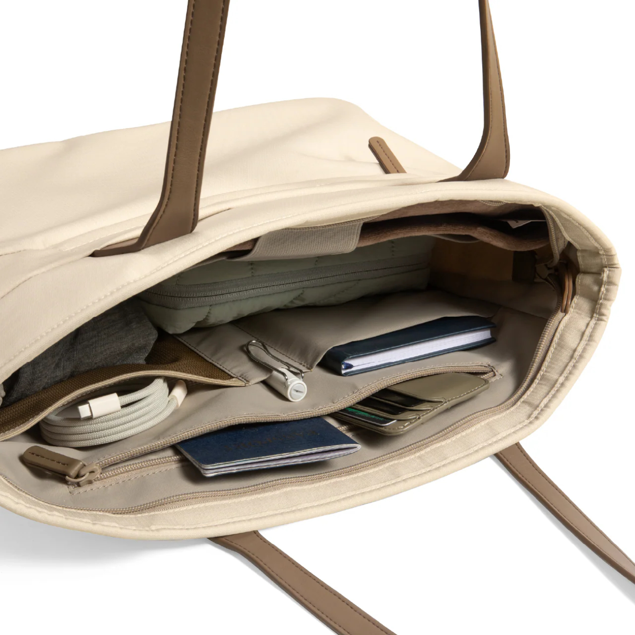 tomtoc Versatile-T23 手提電腦托特包(12.5L)(T23M1K1)(Khaki Beige)