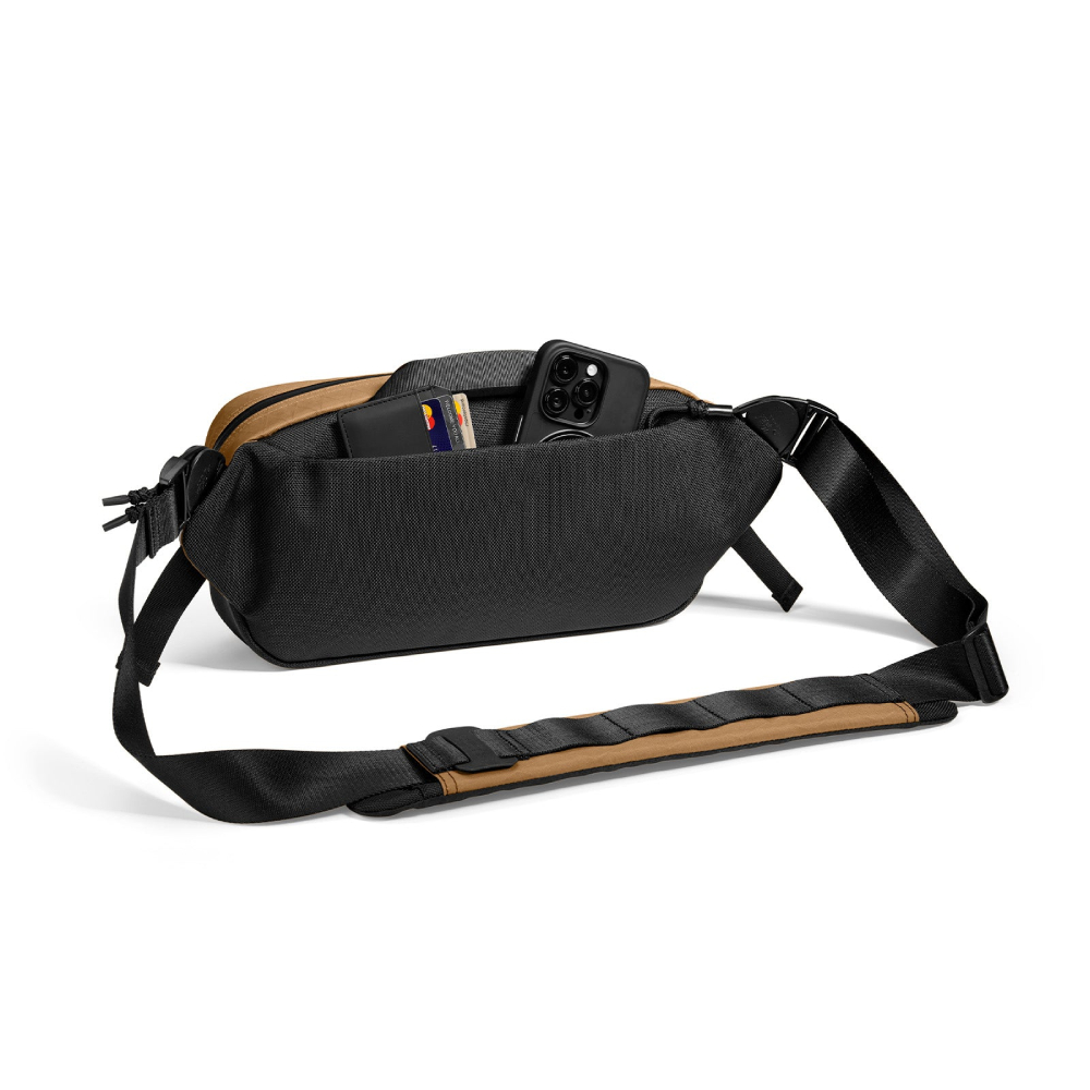 tomtoc Wander-T26 X-Pac 城市探索斜孭袋(可收納Steam Deck OLED/ Switch 2/ ASUS ROG Ally/ iPad Mini)(T26S1K1)(Brown)
