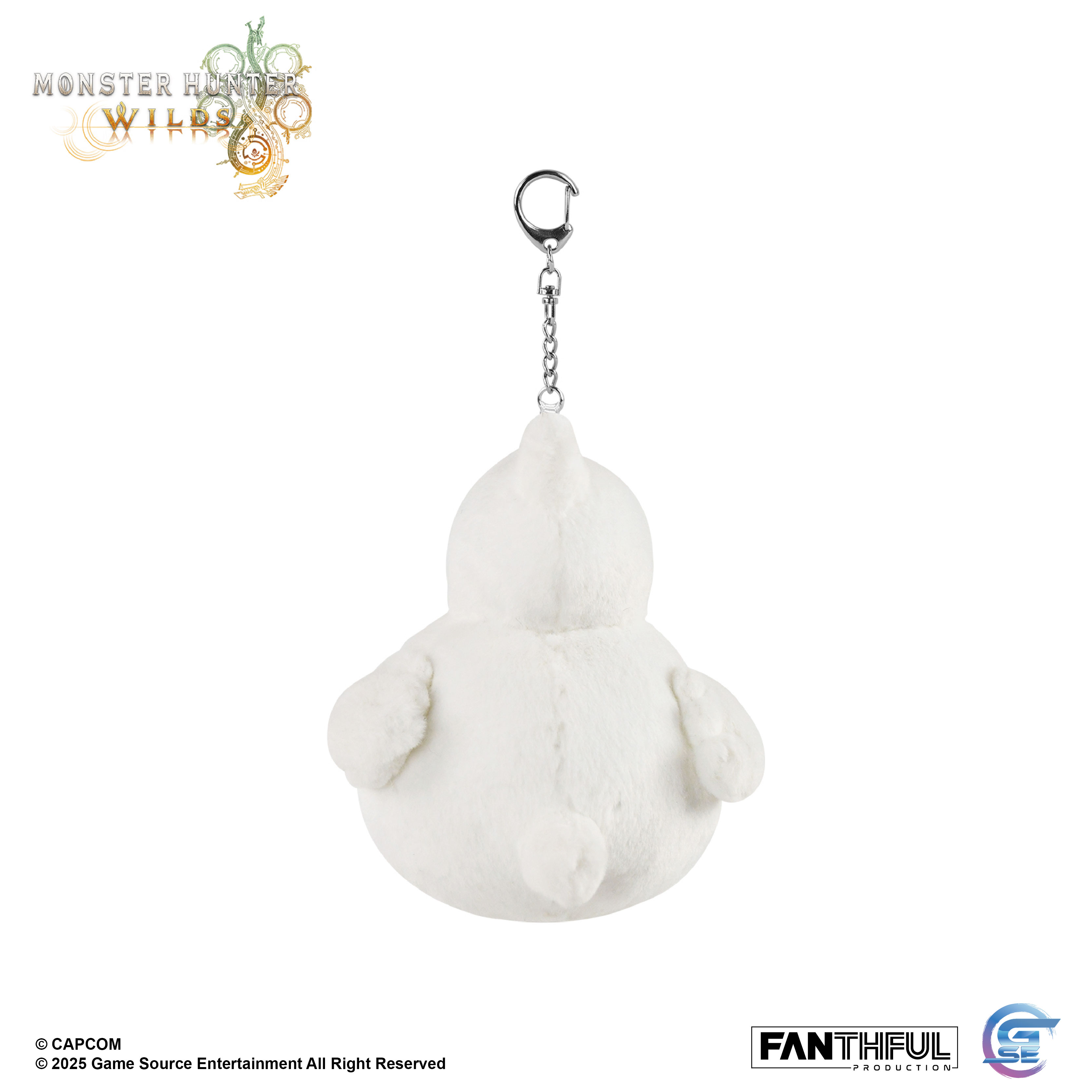Fanthful《魔物獵人 荒野》Monster Hunter Wilds 毛絨掛件(鷺鷹龍寶寶)